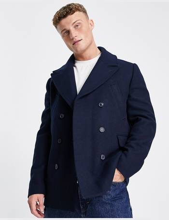 Selected homme cheap recycled wool overcoat