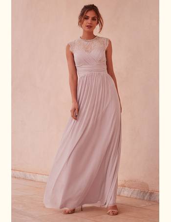 Lipsy petite elsa store mesh maxi dress