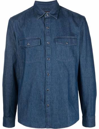 Michael kors deals denim shirt