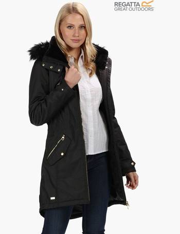 regatta black lexia waterproof jacket