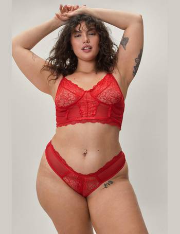 Shop Boohoo Red Bralettes up to 80% Off