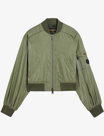 Ted baker ruuthe on sale embroidered bomber jacket