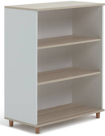 Habitat maine 4 shelf deals 2 drawer bookcase