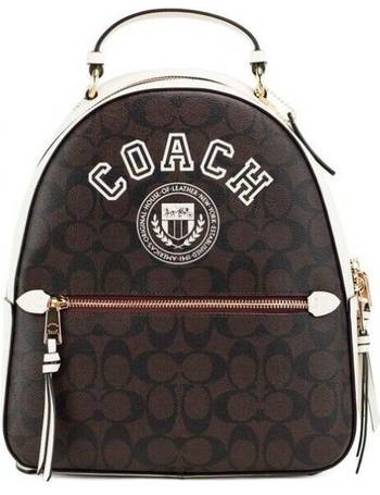 COACH®  Hitch Backpack In Rainbow Signature Canvas