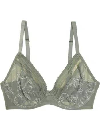 Mira Embroidery Wired Plunge Bra