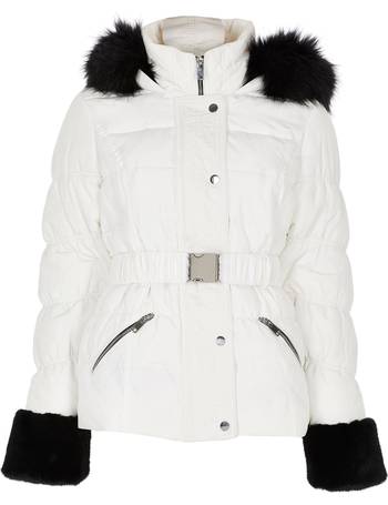 river island white jacket