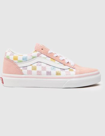 schuh checkered vans