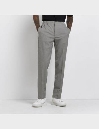 River Island PU suit trousers in green  ASOS