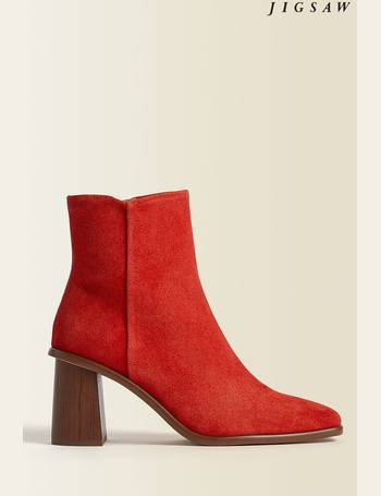 Jigsaw top red boots