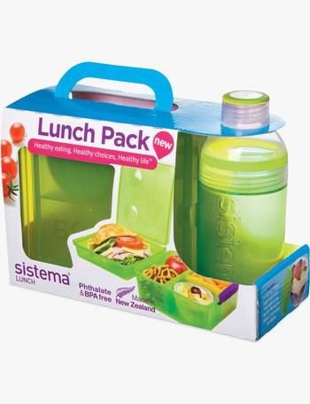 Office & School Supplies :: Sistema Lunch Box Kids Quaddie, 1.5Litre - Green