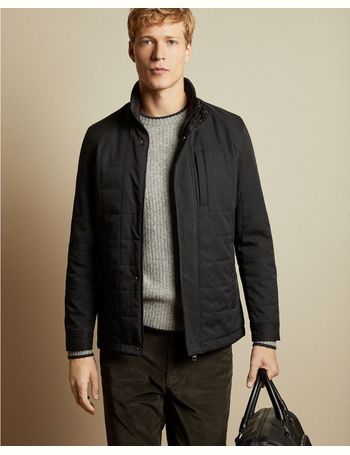 ted baker trent quilted jacket navy