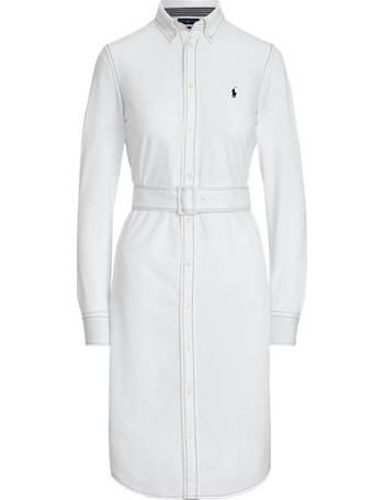 Shop Polo Ralph Lauren Women's White Shirt Dresses up to 30% Off |  DealDoodle