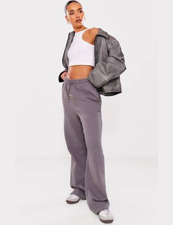 Shop Women's Pretty Little Thing Charcoal Trousers up to 75% Off