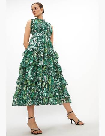 coast forest green dress