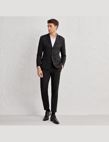 Shop SHEIN Men's Black Suit Trousers | DealDoodle