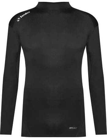 TCA Men's and Boys' Pro Performance Long Sleeve Running Compression Base  Layer Top - Crew/Mock Neck