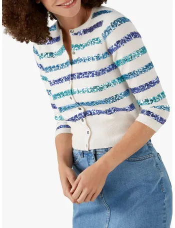 pure collection cropped cardigan