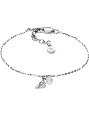 Shop Emporio Armani Women's Silver Bracelets up to 50% Off