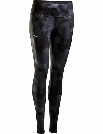 Women Tennis Cropped Leggings - Hip Ball Black - Black - Artengo - Decathlon