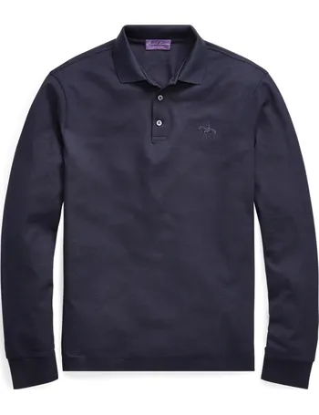 ralph lauren purple label long sleeve polo