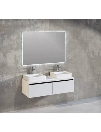 Brayden Studio Vanity Units, Rodarte 24 Single Bathroom Vanity Set With Mirror