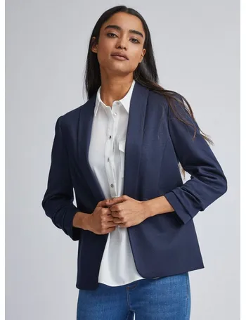 ladies petite navy blazer