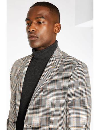 Mens check hot sale blazers uk