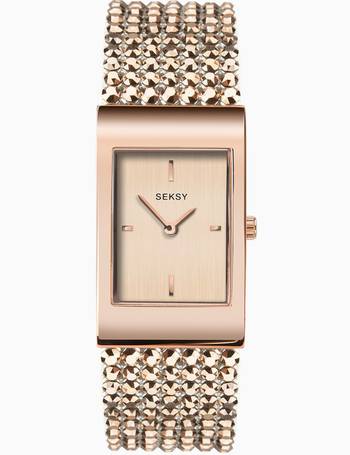 Women's Seksy Watches | rose gold, silver, rocks, crystal | DealDoodle