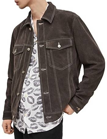 allsaints adler suede jacket