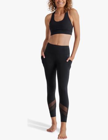 Wolf & Whistle High Waist Cut Out Leggings, Green at John Lewis