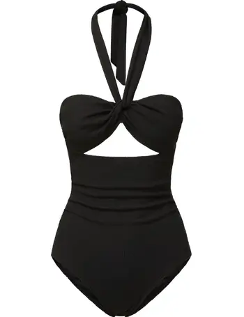 Shop Wolf & Badger Women's Halter Neck Swimsuits up to 35% Off