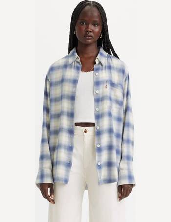 Levi's womens flannel store shirts