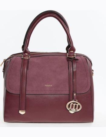 Burgundy discount handbags tkmaxx