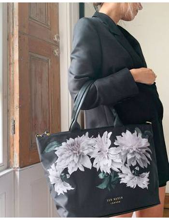 Ted Baker Gimacon Floral Small Shopper Bag, Black