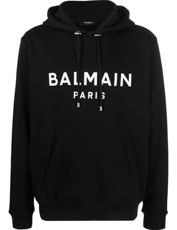 Balmain White/Black Monogram Sweatshirt - Sweatshirts from Brother2Brother  UK