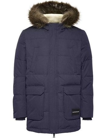 calvin klein jeans down parka jacket