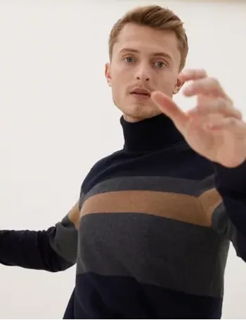 men's merino wool turtleneck sweater