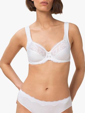 Triumph Amourette Charm Underwired Spacer Bra, Nude at John Lewis