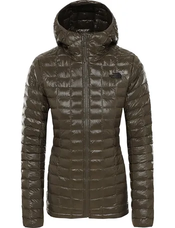 The North Face Ski Heavenly hooded down ski jacket in black