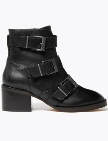 marks and spencer biker boots