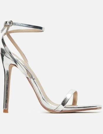 Missguided deals silver sandals