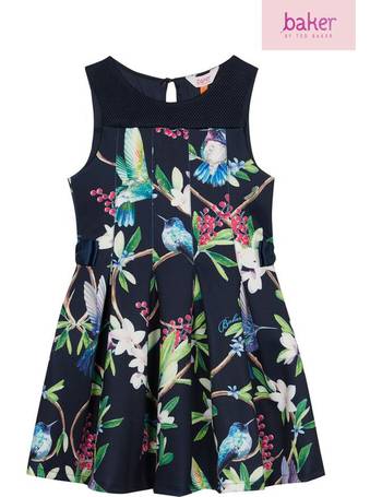 ted baker floral scuba dress