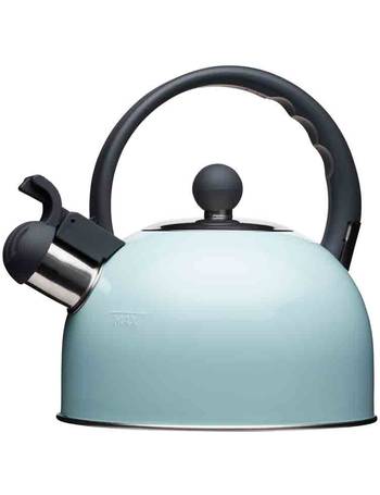 Vintage Blue Traditional 1.4 Litre Whistling Kettle from Robert Dyas