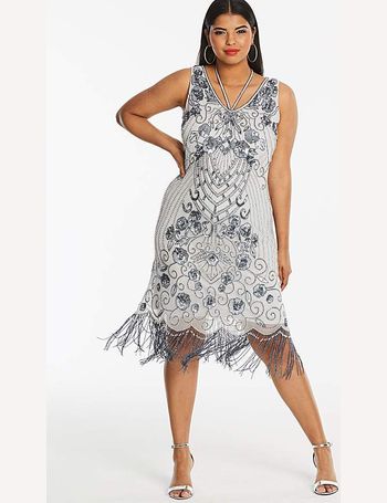 Joanna hope outlet fringe dress