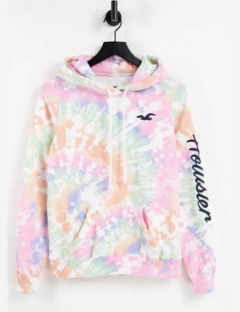 Hollister tie dye on sale sweatshirt