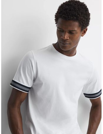 Shop Reiss Men s Striped T shirts up to 65 Off DealDoodle