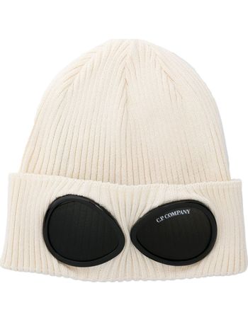 C.P. Company Goggles-detail Ribbed Wool Beanie - Farfetch