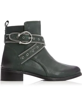 Moda in pelle outlet black ankle boots