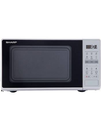 sharp r220dkm 20 litre microwave black