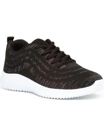shoe zone ladies trainers